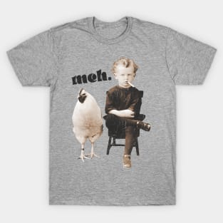 Meh Funny Vintage Style T-Shirt